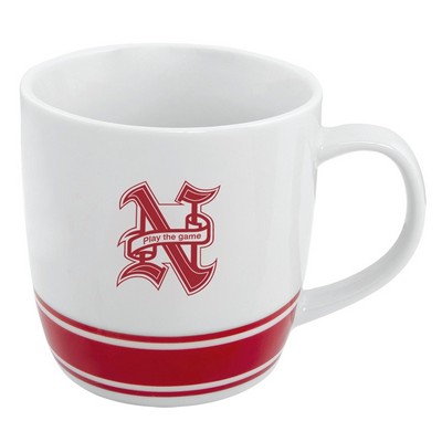 UN 13oz 2tone white/red mug
