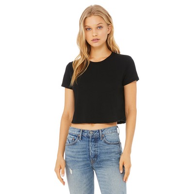BELLA+CANVAS Ladies' Flowy Cropped T-Shirt