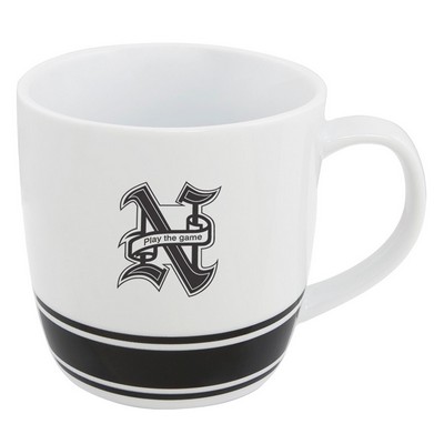 UN 13oz 2tone white/black mug
