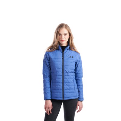 Yukon Ladies Puffy Jacket w/Detachable Hood