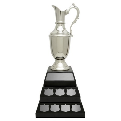 17.75" St. Andrews Jug Annual Nickel Plated Brass Cup Golf Award