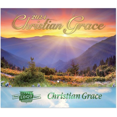 Luxe Gallery Christian Grace Stapled Wall Calendar