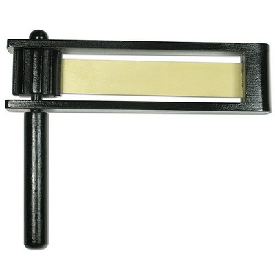 8'' Black Wooden Rattle