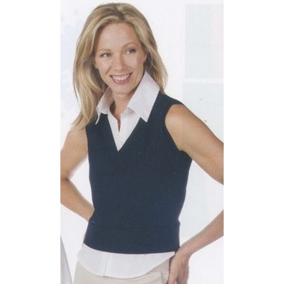 Ladies' Sleeveless Classic Dress Shirt