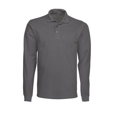 Printer Active Wear Surf RSX Men's Long Sleeve Polo Shirt