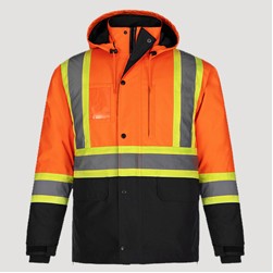 Kenworth Adult Hi-Vis 5 In 1 Parka w/Detachable Hood