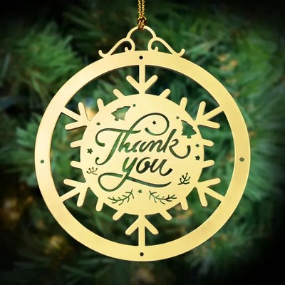 2" Cut Out Gold Ornaments (0.5mm)