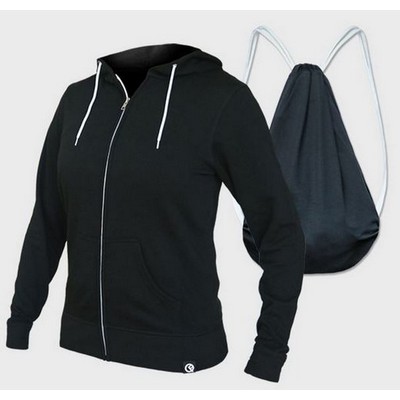 Quikflip 2-in-1 Women's Hero Full Zip Hoodie/Backpack
