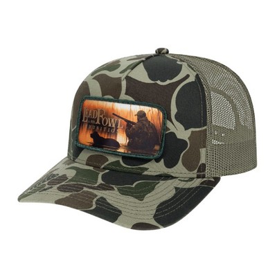 Cap America™ Duck Camo Trucker Mesh Back Cap (! In Stock Fall 2025.)