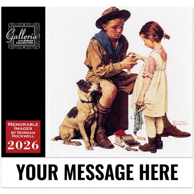 Galleria Wall Calendar 2026 Norman Rockwell