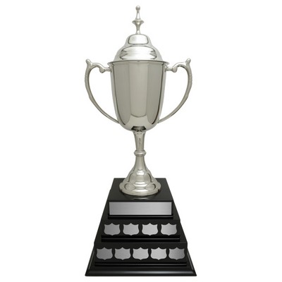 25.25" Edinburgh Cup Golf Award w/Nickel Plated Brass
