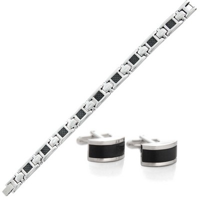 Bracelet and Cufflink Set