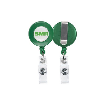 1 ¼" Round Retractable Badge Holder