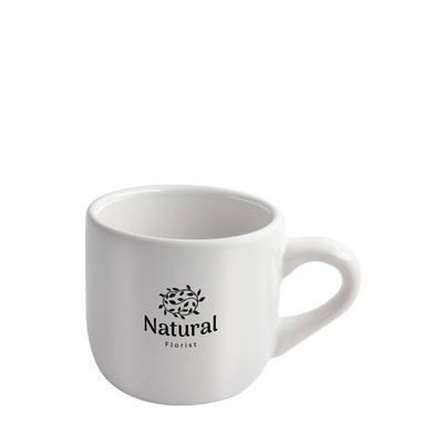 Wellington 3.5oz vitrified ceramic white espresso mug