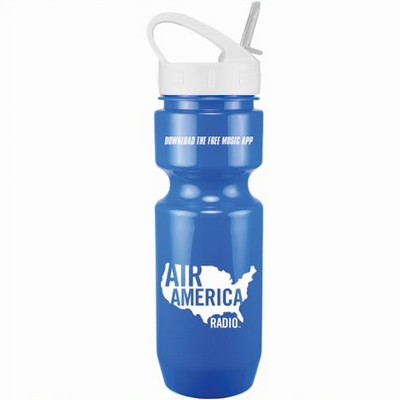22 Oz. Bike Bottle w/ Sport Sip Lid - Solid Colors