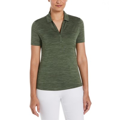 Callaway Broken Stripe Texture Ladies' Polo