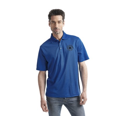 Ace Men's Pique Mesh Polo Shirt