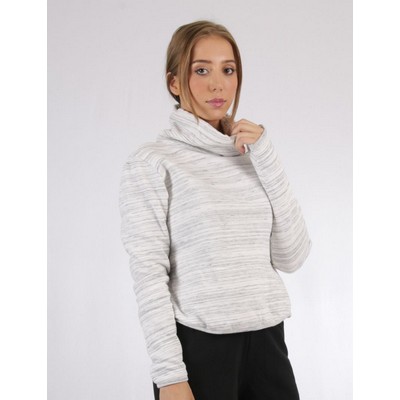 Valerie Crop Funnel Neck Sweater - Women's