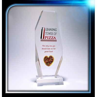 Executive Series Geometric Award w/Base (4"x9"x3/4")