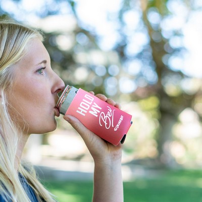 12 Oz. Full-Color Slim Seltzer Coolie