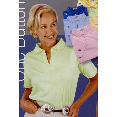 Ladies' 1 Button Classic Golf Shirt