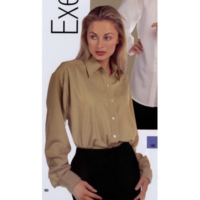 Ladies' Texture Woven Dress Shirt