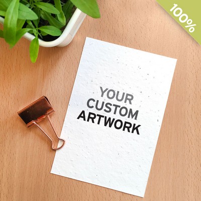 Medium Seed Paper Panel Card, 1-Sided