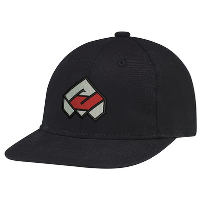 Flat Peak 6 Panel Youth Cap