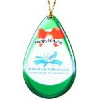 Holiday Shatterproof Ornament (3.1 to 4 Square Inch Double Sided Dome)