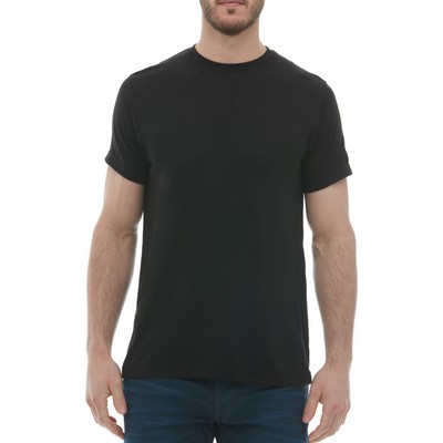 M & O® Knits Men's Fine Blend Tee Shirt