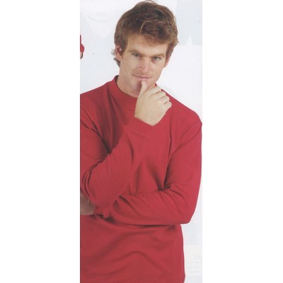 Men's Slim Fit Mock Neck Shirt