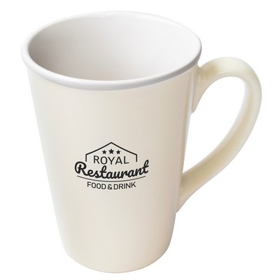 Dun Raven 15oz 2tone natural/white mug