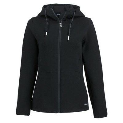 Cutter & Buck Roam Epic Comfort Recycled Womens Full Zip Hooded Jacket