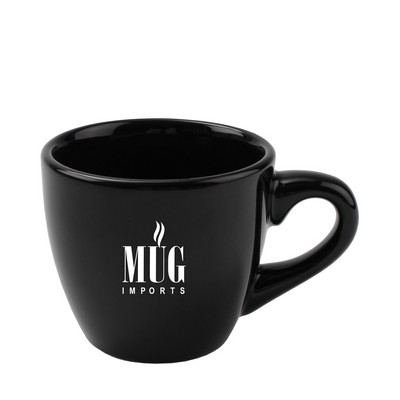 Piccolo espresso mug 3.5oz black vitrified