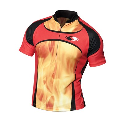 Custom Half Zip Sublimation Cycling Jersey Shirt