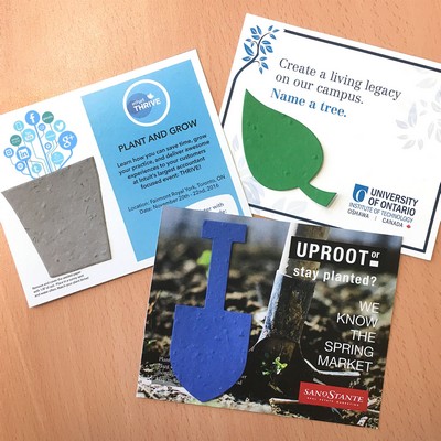 Small Eco Panel Card with Shape, 1-Sided