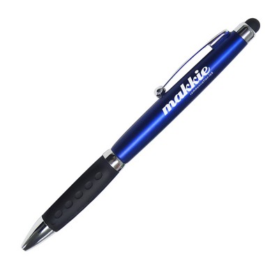 Hamner PDA Plastic Twist Action Ballpoint Pen with Soft Stylus (Stock 3-5 Days)