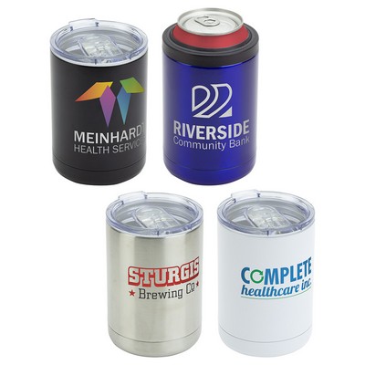 Coventry 12 oz Vacuum Insulated Stainless Steel Tumbler + Can Cooler