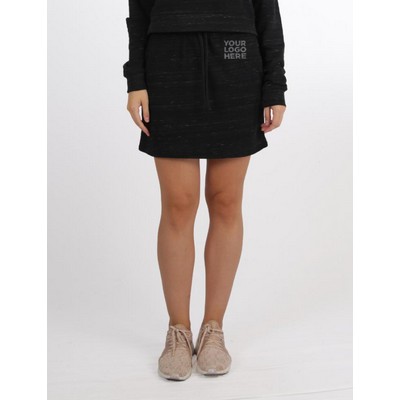 Alyssa Black Marble Skirt - Women's