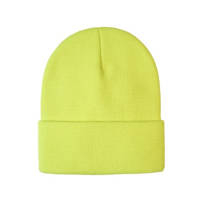 Blaze Intense Colors Acrylic Knit Cuff Toque