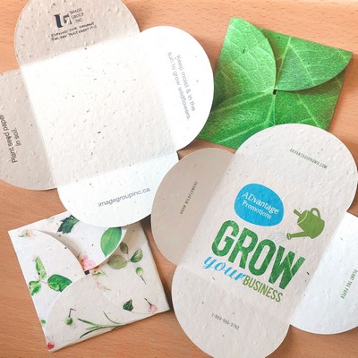 Seed Paper Petal Cards, 2-sided