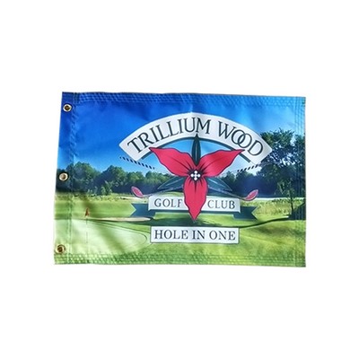 Plain Full Color Golf Flag 1 Layer