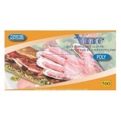 Viking® Poly Disposable Gloves (Large)