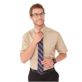 Men's Tall Stirling Short Sleeve Button Up Shirt