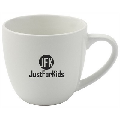 Cappuccino 16oz white mug vitrified