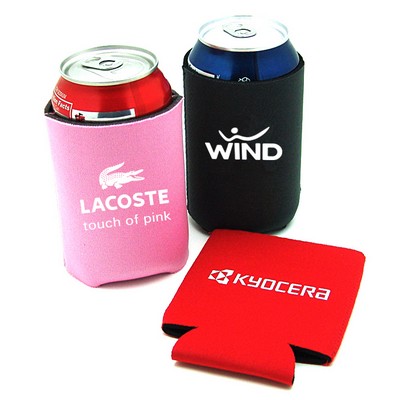 Silkscreened Foam Can Cooler w/ Next Day Rush Service
