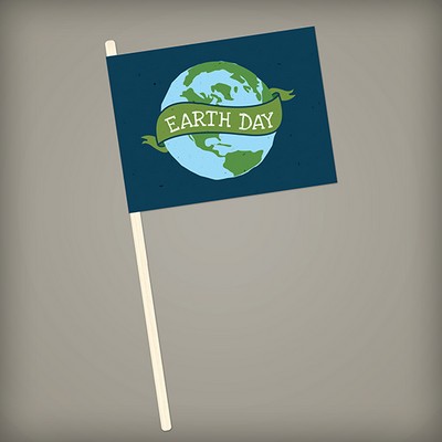 Seed Paper Promotional Flags, 1-sided