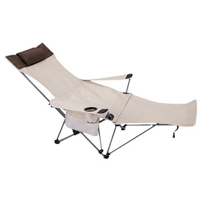 Outdoor Folding Chair With Footrest