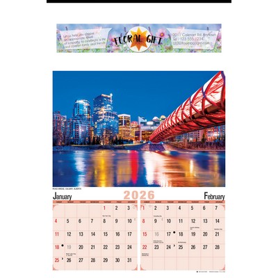 Canadian Scenes Multi Sheet Budget Calendar
