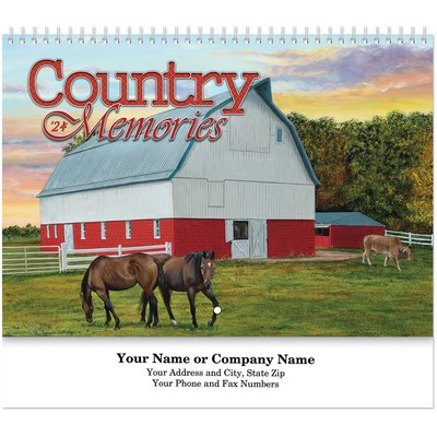 Country Memories Spiral Wall Calendar